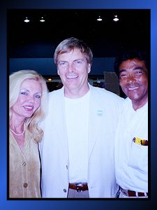 Deanna Lund, Gary Conway and Don Marshall at StarCon 1997